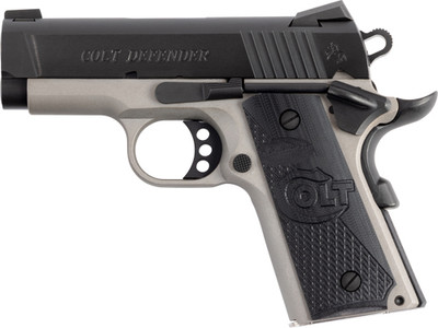 Colt Defender 45 ACP 3quot Barrel 7 rnd  StainlessBlack MPNGO7000XETT