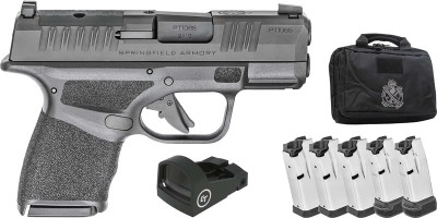 Springfield Hellcat OSP 9mm 3quot Barrel CT1500 Red Dot 5 Mags 10 rnd  Black MPNHC9319BOSPLCGU25