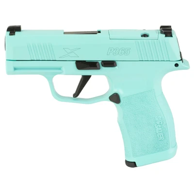 Sig Sauer P365X 9mm 34quot Barrel Optic Ready 12 rnd  Robins Egg Blue MPN365X9BXR3P