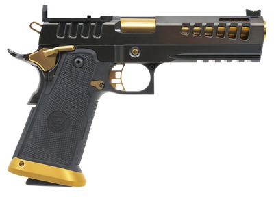 Watchtower Demolitia Limited Edition Elite Package 9mm 5quot Barrel 5 rnd  BlackGold MPNDEMOLITIA9MM5ELITE