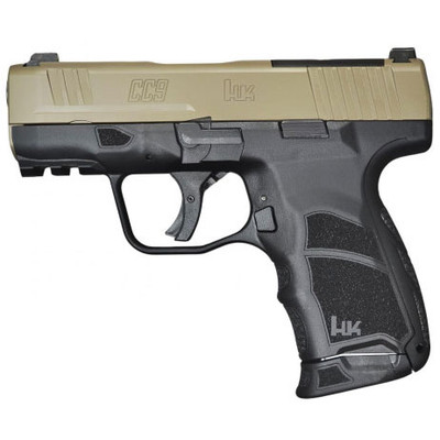 HK CC9 9mm 332quot Barrel Optic Ready 10 rnd  FDE  Black MPN81001193