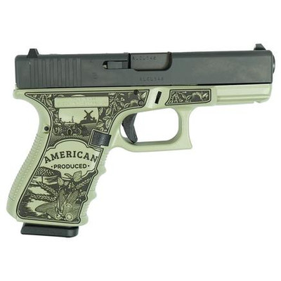 Glock 19 Gen 4  9mm 4quot Barrel 15 rnd  quotAmerican MadeFarmquot MPNUG1950203 MODAM29