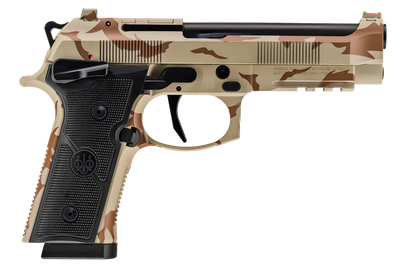 Beretta 92Xi Combat Series 9mm, 4.7" Barrel, Optic Ready, 15 rnd - Desert Camo [MPN:SPEC0743A15]