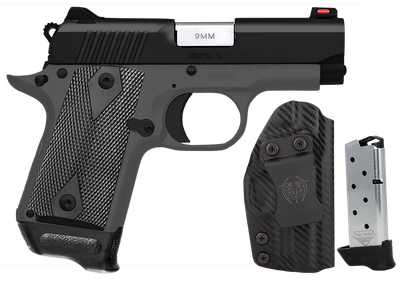 KIMBER MICRO 9 SHADOW GHOST 9MM, 3.15″ Barrel, 7 rnd - Gray [MPN:3300257]