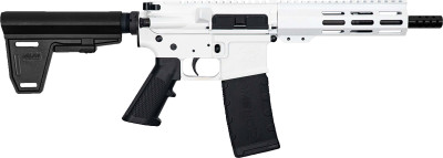 Great Lakes Firearms AR15 556mm 75quot Barrel Pistol Brace 30 rnd  White MPNGL15223PB WHT