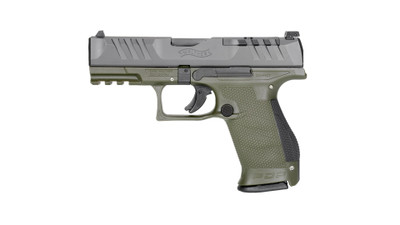 Walther Arms Pdp 9mm Cpt 4" Blk/grn Or 10+1