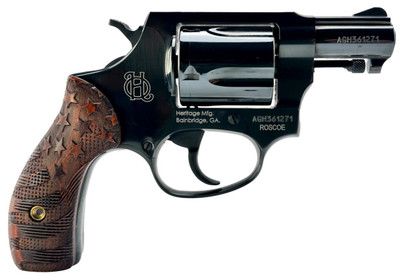 Heritage Mfg Roscoe  38spl 2quot 5r Blk Usf