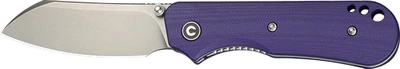 Civivi Knife Crabby 2.7" G10  Purple Stonewash Liner Lock