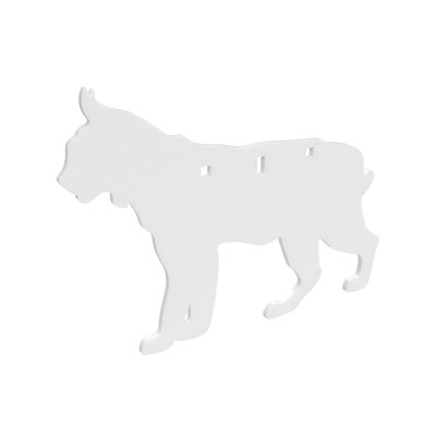 Birchwood Casey AR500 3/8" Silhouette Bobcat Wht. .