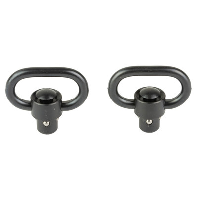 Grovtec Heavy Duty Push Button  Swivels 1" Black Nitride