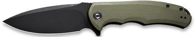 Civivi Knife Praxis 3.75"  Od Green G10/black Stn Clam Pack
