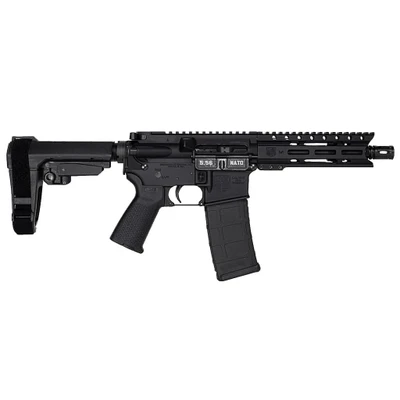 Diamondback DB15 Pistol 556mm 30rd Magazine1 7quot Barrel 6quot MLOK Rail SBA3 Brace Black