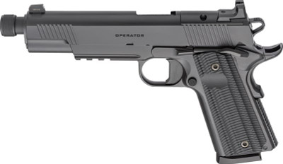 Springfield Armory 1911 Operator 45 ACP 575quot Barrel Optic Ready 8 rnd  Black MPNPOT9240AOS