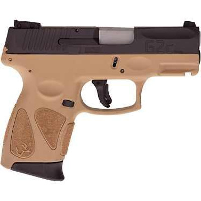Taurus G2C Handgun 9mm Luger 12rd Magazine 32quot Barrel Black SlideFDE Grip MPN 1G2C93112 MODFDE