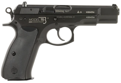 CZ 75 BD 50th Anniversary 9mm 460quot Barrel 10 rnd  Black MPN01114
