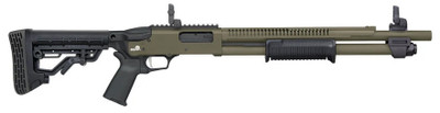 Mossberg 590R 12Ga 185quot Barrel Magpul Mbus Odg 7rds MPN 50759