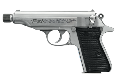 Walther Arms PP SD Carry 32 ACP 390quot Barrel 8 rnd  Stainless MPN4796062