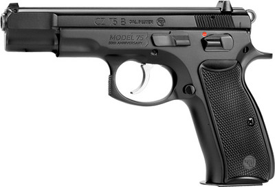CZ 75B 50th Anniversary Elite 9mm 46quot Barrel 10 rnd  Black MPN01117