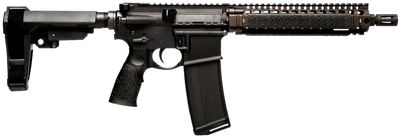 Daniel Defense DDM4 MK18 5.56mm, 10.3" Barrel, NO MAGAZINE, Black / Brown [MPN:0208806030067]