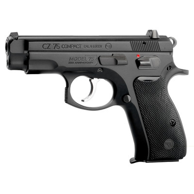 CZ 75 Compact 50th Anniversary Elite 9mm 375quot Barrel 10 rnd  Black MPN01208