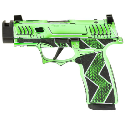 Sig Sauer P365X Komodo Anime 9mm 31quot Barrel Optic Ready 17 rnd  Dayglow Green MPN300252040814