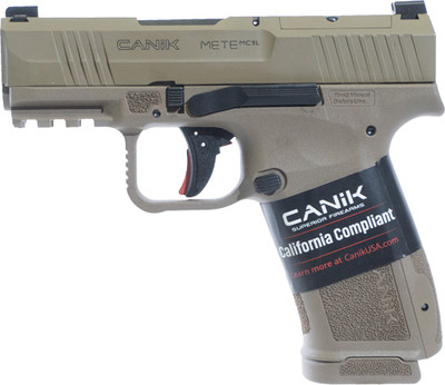Canik Mete MC9L 9mm 318quot Barrel Optic Ready CA Compliant 10 rnd  FDE MPNHG7884CADN