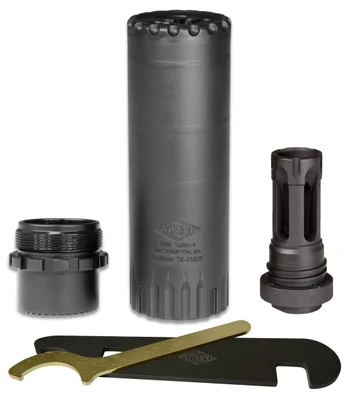 YANKEE HILL MACHINE TURBO KRB 5.56MM SUPPRESSOR W/FLASH HIDER