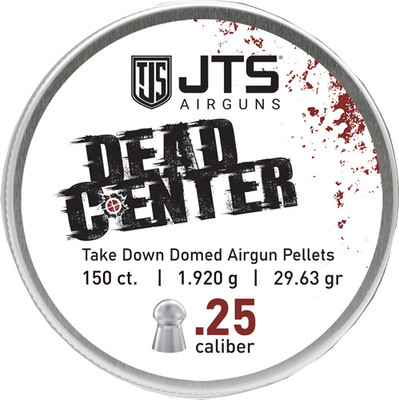 Jts Pellets Dead Center 25 Cal  Domed 29.63 Gr 150ct