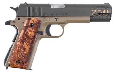 AUTO ORDNANCE 1911A1 Army 250th Special Edition 45 ACP 5quot Barrel 7 rnd  OD GreenCoyote MPN1911BKOC15