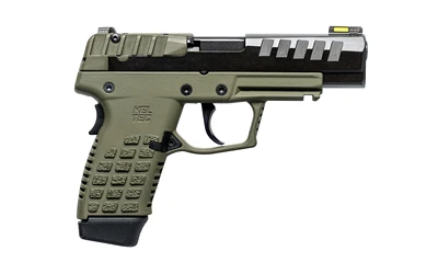 Kel-Tec P15 9mm, 4" Barrel, NIGHT SIGHTS, CA, 10 rnd - Black/OD Green [MPN:P15GRNCA]