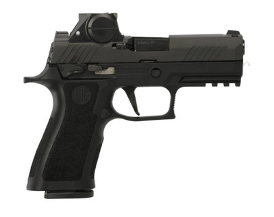 SIG SAUER OFF-DUTY M18 9mm, 3.9" Barrel, Romeo Sight, 21 rnd - Black [MPN:WM189PROBLKMSRM17]