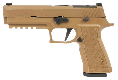 SIG Sauer P320 X-SERIES 10MM, 5" Barrel, OPTIC READY, 15 rnd - FDE [MPN:320X510CXR3R2]