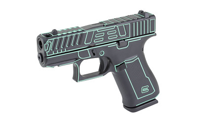 GLOCK 43X 9MM 341quot Ported Barrel Optic Ready 10 rnd  Blue Outline MPNUX4350204FRN
