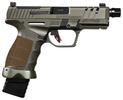 SAR USA SAR9 SOCOM 9mm 520quot Barrel Optic Ready 21 rnd  Special Forces Green MPNSAR9CSOCOMODC