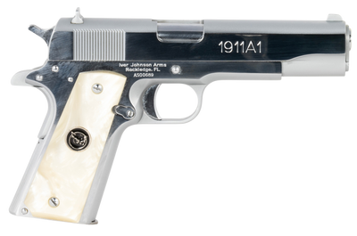 Iver Johnson Arms 38 Super 5quot Barrel 8 rnd  Stainless MPN1911A138CHRWP