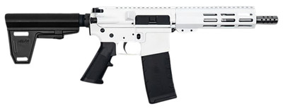 Great Lakes Firearms AR-15 .223 Wylde, 7.50" Barrel, 30 rnd - White [MPN:GL15223SSPB WHT/SS]
