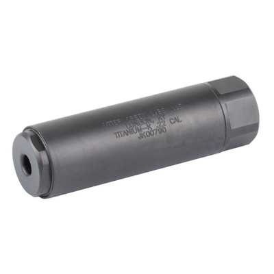 Otter Creek Labs Titanium K Rimfire Suppressor 22 LR, 1/2X28 Direct Thread, Black [MPN:TIK]