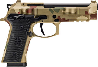 BERETTA 92XI SAO FS 9MM 47quot Barrel Optic Ready 15 rnd  Frogskin Camo MPNSPEC0745A15