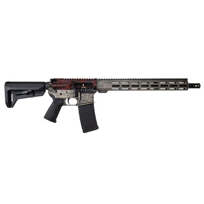 Shark Coast Tactical "Bushido" Rifle 5.56mm, 16" Barrel, 10 rnd - Red/Gray [MPN:300-054-1000-04CC]