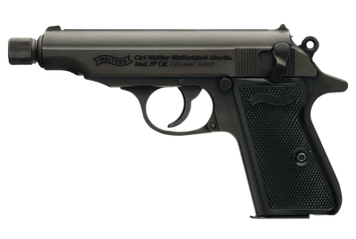 Walther Arms PP SD .32 ACP, 3.90" Barrel, 8 rnd - Black [MPN:4796063]