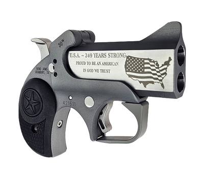 Bond Arms Rowdy ENGRAVED ANNIVERSARY 410 GA45 Colt 3quot Barrel 2 rnd  Stainless MPNBA30TH45LC410