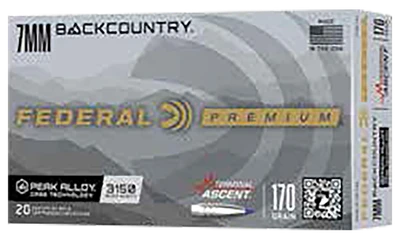 Federal Premium 7MM Backcountry, 155gr, Terminal Ascent [MPN: P7BCTA1] - 20 rounds