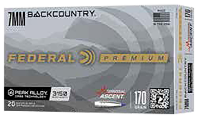 Federal Premium 7MM Backcountry, 155gr, Terminal Ascent [MPN: P7BCTA1] - 20 rounds