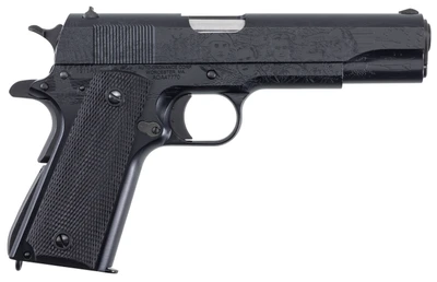 AUTO ORDNANCE 1911 REVOLUTION .45 ACP, 5" Barrel, 7 rnd - BETSY ROSS FLAG/Black [MPN:1911BKOC7R]