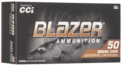 CCI BLAZER BRASS 9MM, 115gr, JHP - 50 rounds [MPN: 5239]