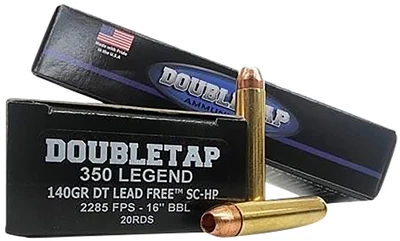 DOUBLETAP 350 LEGEND, 140gr, SCTHP LEAD FREE - 20 rounds [MPN: 350L140X]
