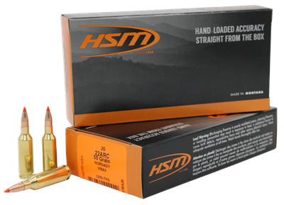 HSM VARMINT 22 ARC, 55gr, VMAX [MPN: 22ARC2N] - 20 rounds		