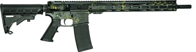 Great Lakes AR15 .223 Wylde, 16" Barrel, W/ 5 Knives, 30 rnd - Lichen Black [MPN:GL15LBLK-RIFLEBUNDLE]