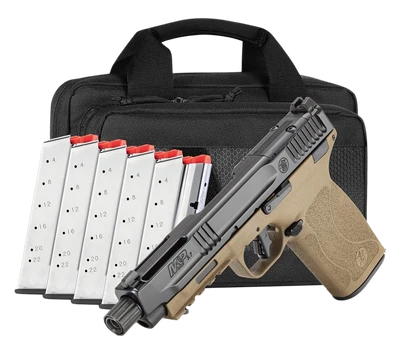 Smith amp Wesson MampP57  57X28mm 5quot Barrel Optic Ready 22 rnd  FDEBlack MPN14751