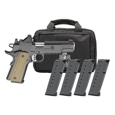 Springfield 1911 Operator Aos 45 ACP 5quot Barrel 8 Rd Black Gear MPN PO9230AOSPAC